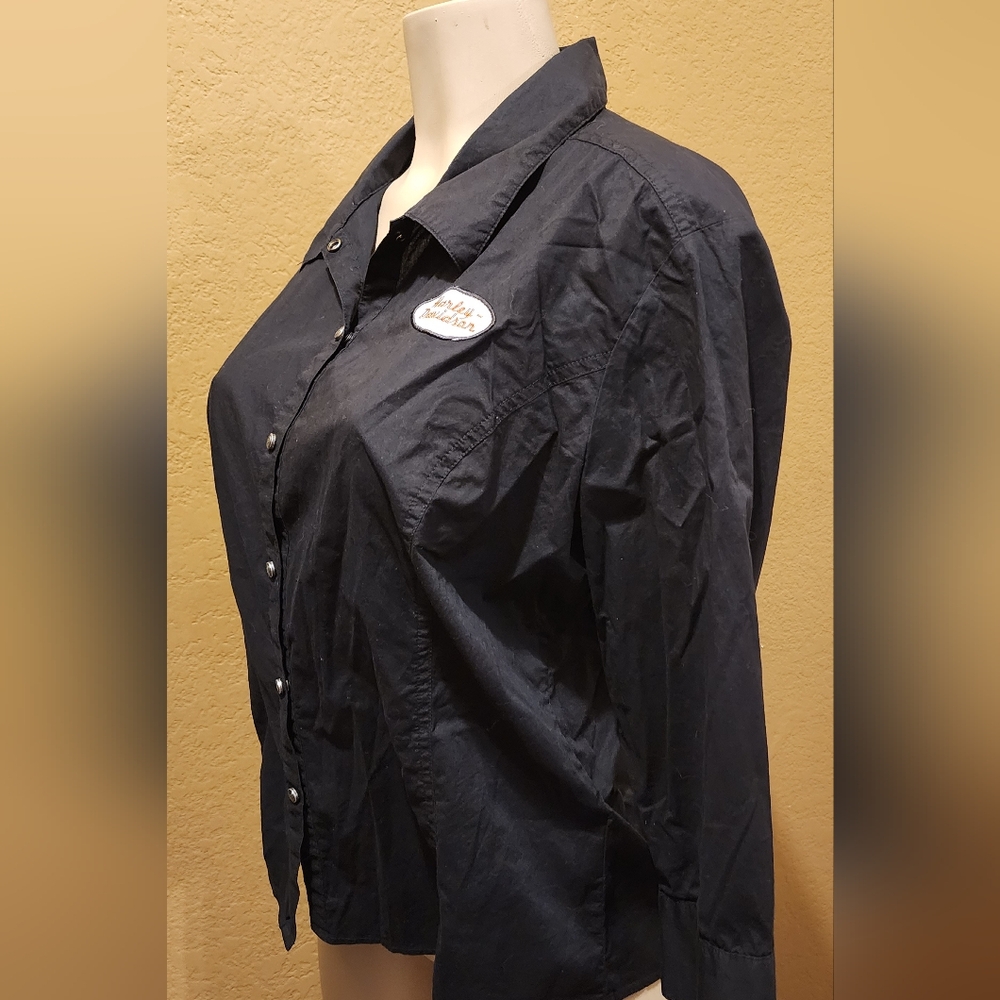 Harley Davidson button down shirt sz XL - Picture 3 of 6
